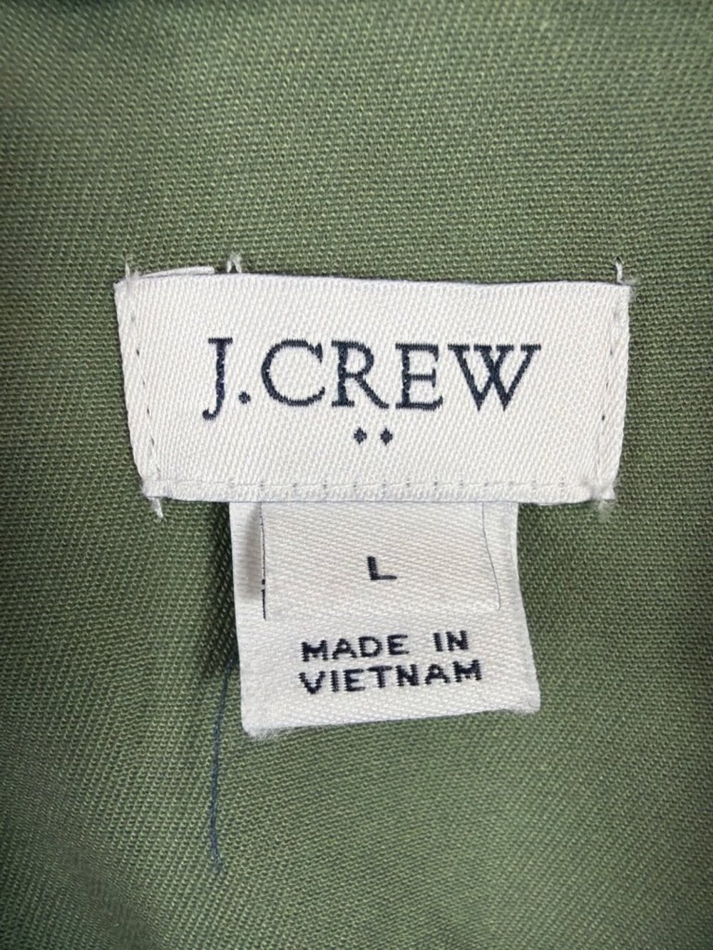 J.Crew Factory Downtown Field Jacket Utility Military Olive Green Women L - Picture 5 of 16